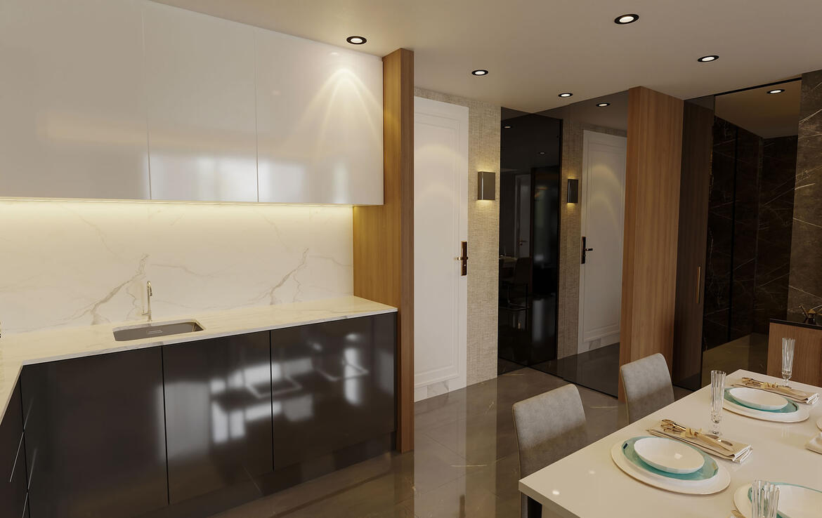 Апартаменты с видом на море в комплексе Querencia