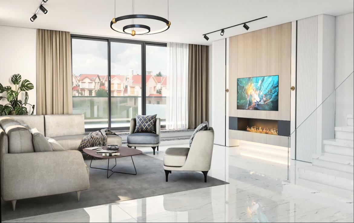 Современная вилла с 3 спальнями у моря